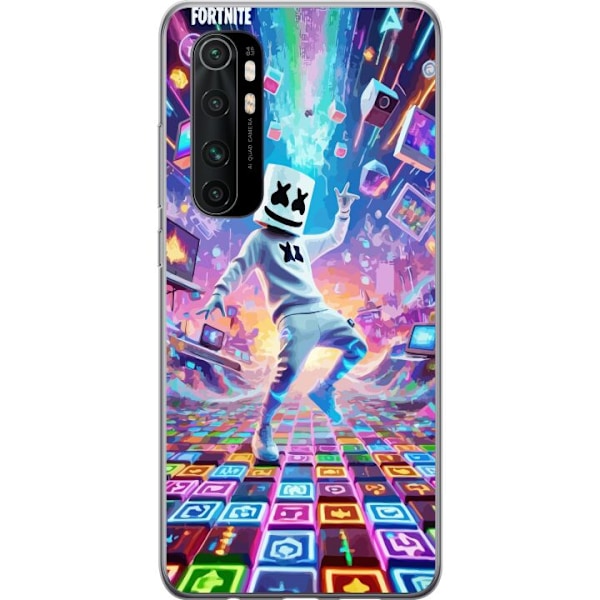 Xiaomi Mi Note 10 Lite Gennemsigtig cover Fortnite Dance | Mar