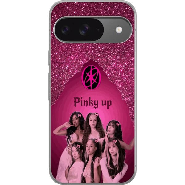 Kompatibelt Mobildeksel til Google Pixel 9 Pro KATSEYE Pinky Up rosa