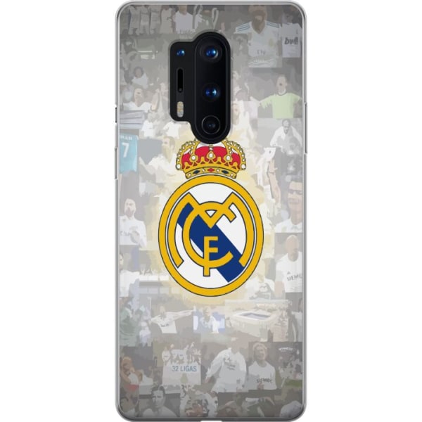 OnePlus 8 Pro Läpinäkyvä kuori Real Madrid
