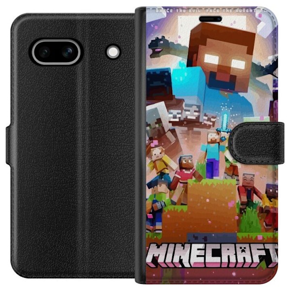 Google Pixel 7a Lompakkokotelo Minecraft