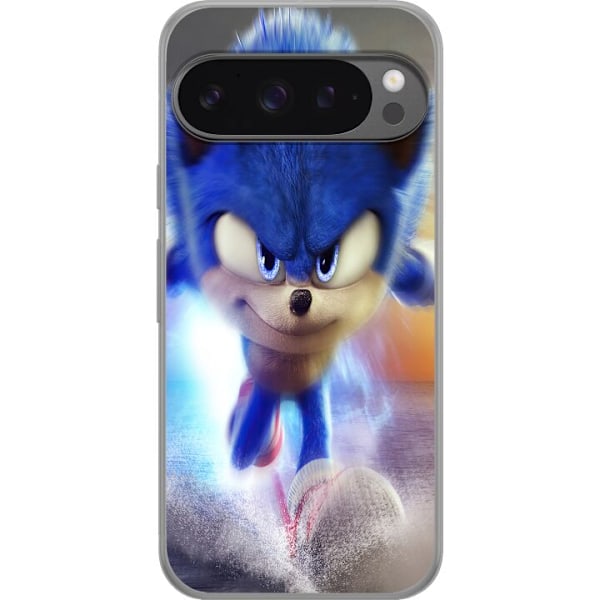 Google Pixel 9 Pro XL Genomskinligt Skal Sonic