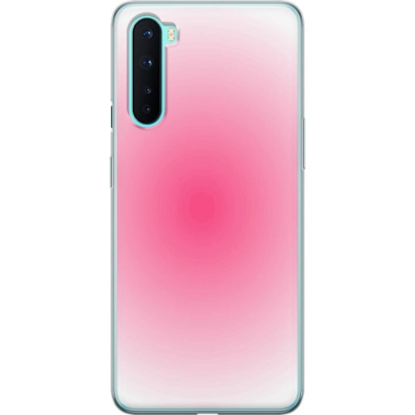 OnePlus Nord Gennemsigtig cover Rosa Sky