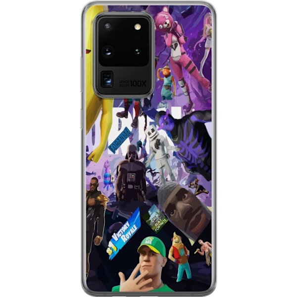 Samsung Galaxy S20 Ultra Läpinäkyvä kuori Fortnite