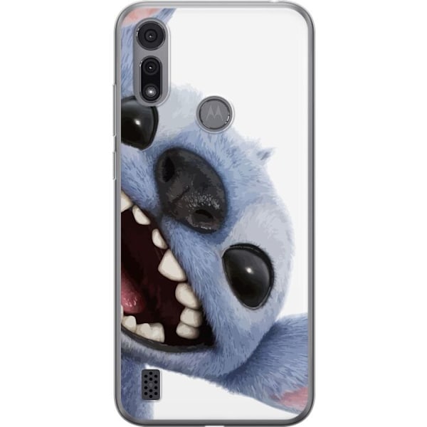 Motorola Moto E6i Genomskinligt Skal Lilo & Stitch