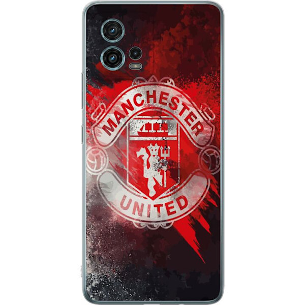 Motorola Moto G72 Genomskinligt Skal Manchester United F.C.