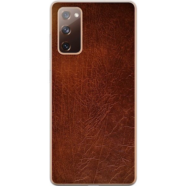 Samsung Galaxy S20 FE Läpinäkyvä kuori Nahka