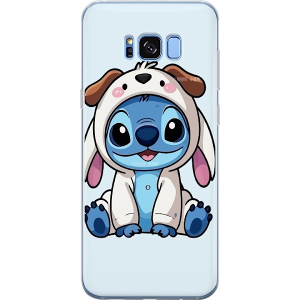 Samsung Galaxy S8 Gennemsigtig cover Stitch Hundekostume Lilo & Stitch Disney Sjovt Design Blå Udlænding Tegneseriekarakter Populær Børne Disney F
