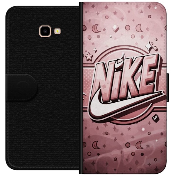 Samsung Galaxy J4+ Lompakkokotelo Nike Vaaleanpunainen