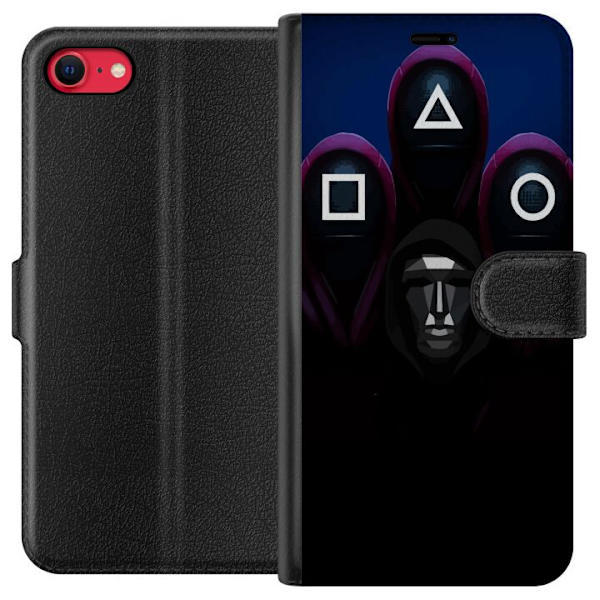 Apple iPhone 8 Plånboksfodral Squid Game Säsong 3 Nya Ikoner Populär Serie TV Motiv Asiatisk Drama Trend Ikoniskt Grafisk Design