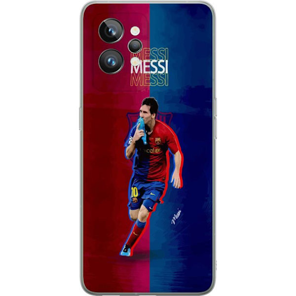 Realme GT2 Pro Läpinäkyvä kuori Messi