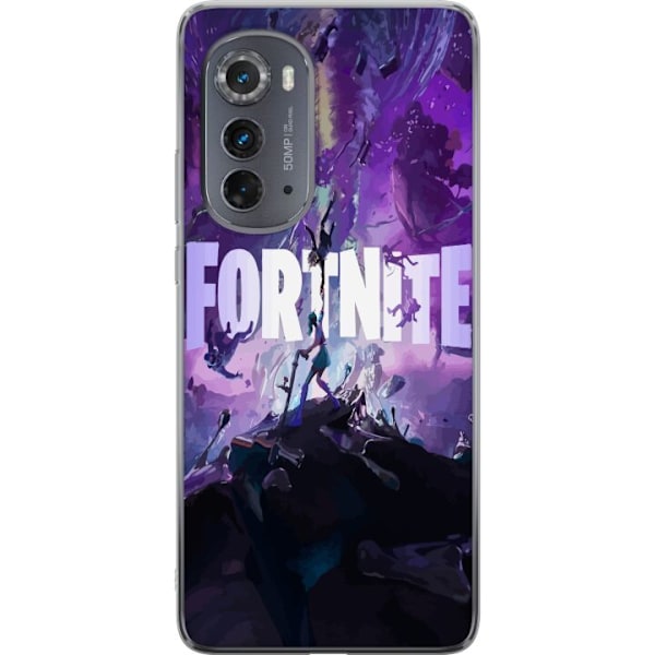 Motorola Edge (2022) Läpinäkyvä kuori Fortnite