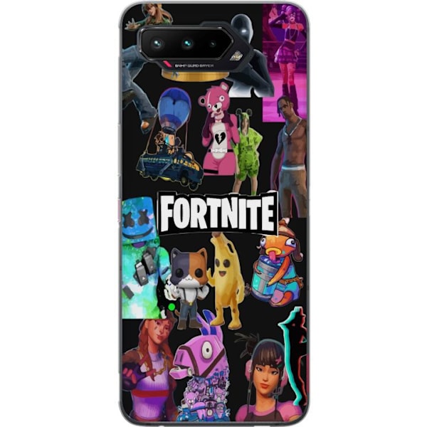 Asus ROG Phone 5 Läpinäkyvä kuori Fortnite