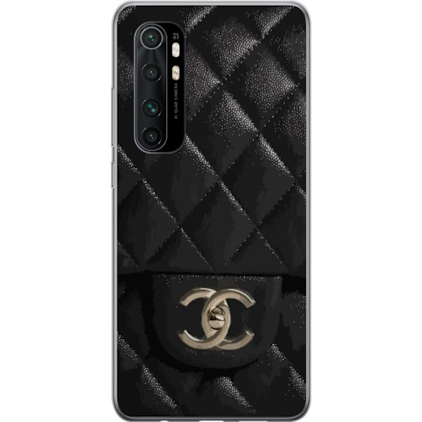 Xiaomi Mi Note 10 Lite Genomskinligt Skal Chanel Black