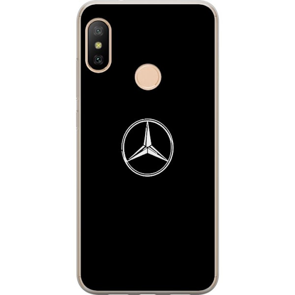 Xiaomi Redmi 6 Pro Läpinäkyvä kuori Mercedes-Benz