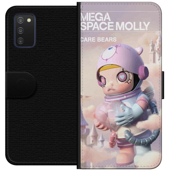 Samsung Galaxy A03s Tegnebogsetui Mega Space Molly Care Bears