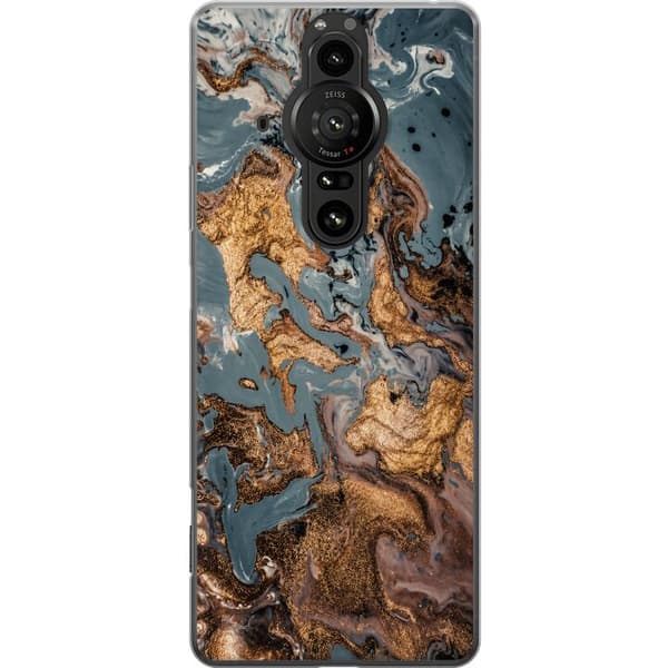 Kompatibelt Mobildeksel til Sony Xperia Pro-I Grå marmormiks grå