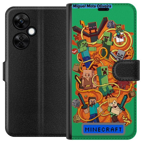 OnePlus Nord CE3 Lompakkokotelo Minecraft