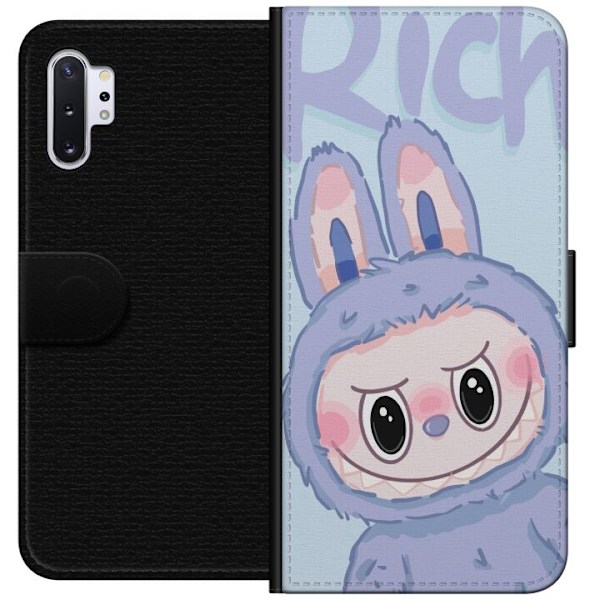 Samsung Galaxy Note10+ Lompakkokotelo Sininen Jänis Labubu