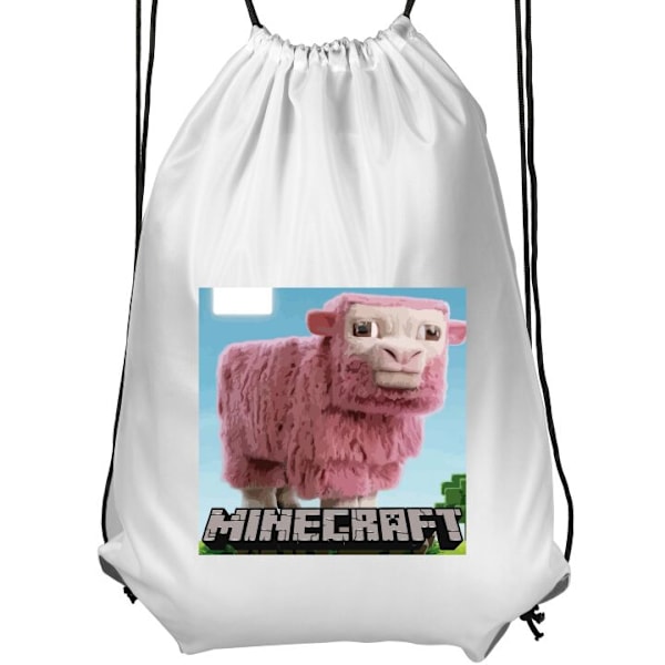 Gympose | Lett Treningspose for Voksne A Minecraft Movie hvit Voksen