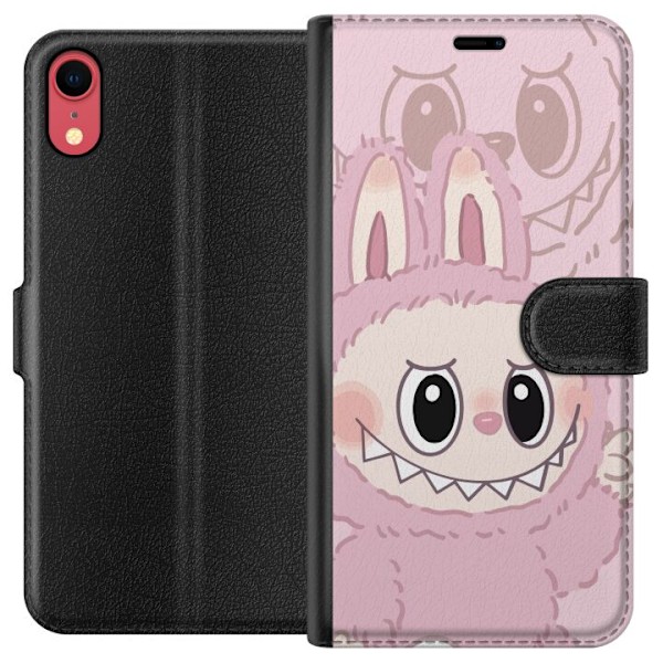 Apple iPhone XR Tegnebogsetui Labubu Floral Freak