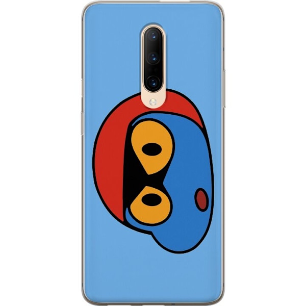 OnePlus 7 Pro Läpinäkyvä kuori Bold Bot Head
