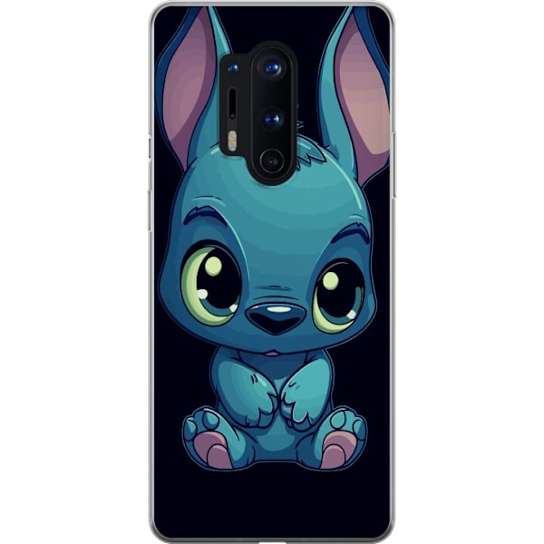 OnePlus 8 Pro Genomskinligt Skal Stitch Söt