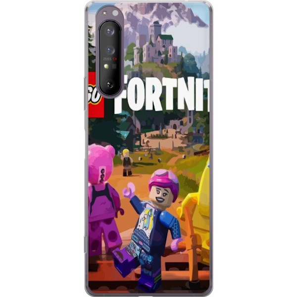 Sony Xperia 1 II Läpinäkyvä kuori Fortnite