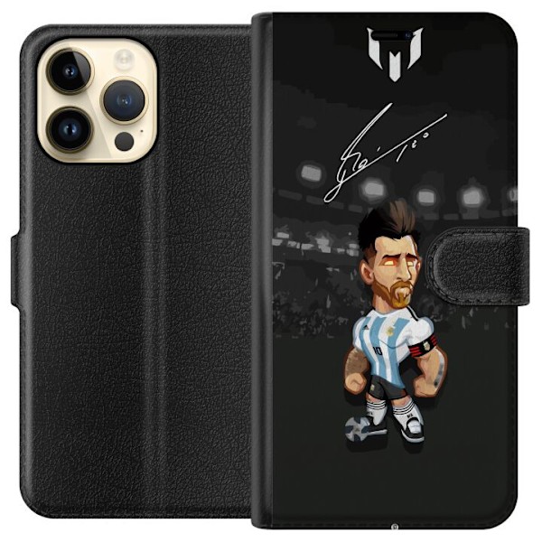 Apple iPhone 14 Pro Max Lommeboketui Messi