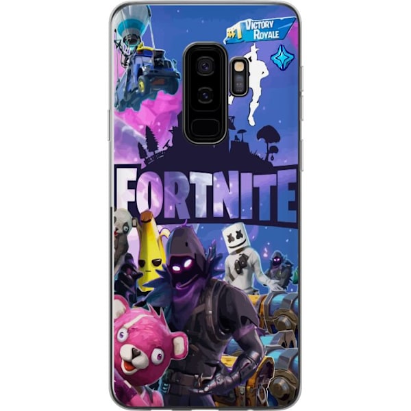 Samsung Galaxy S9+ Läpinäkyvä kuori Fortnite