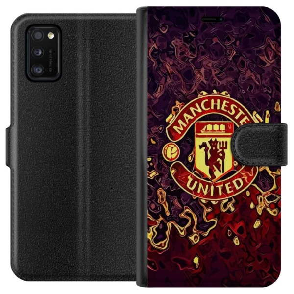 Samsung Galaxy A41 Lompakkokotelo Manchester United