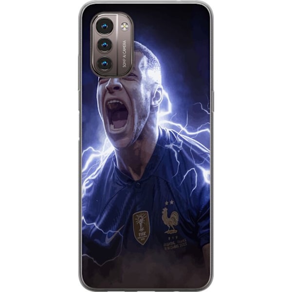 Nokia G21 Gennemsigtig cover Kylian Mbappe