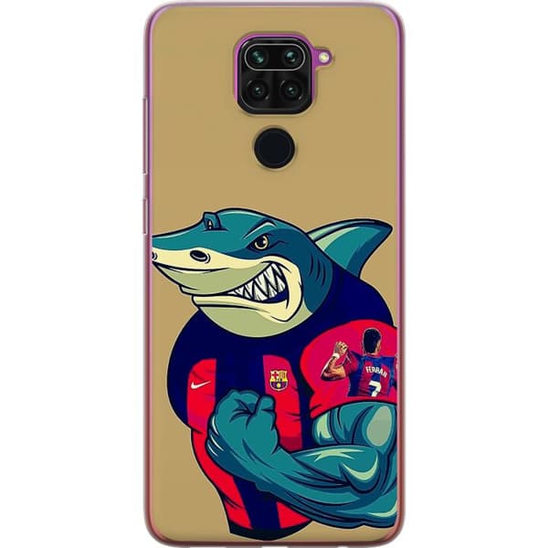 Kompatibelt Mobildeksel til Xiaomi Redmi Note 9 Haj med Ferran Torres blå