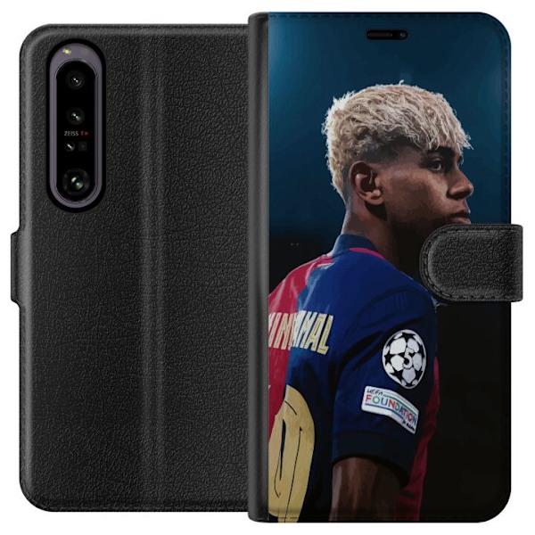 Sony Xperia 1 IV Lompakkokotelo Lamine Yamal - Barcelonan ihme