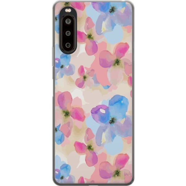 Sony Xperia 10 II Genomskinligt Skal Blomsterlyx