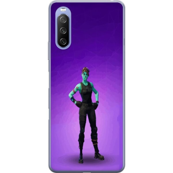 Sony Xperia 10 III Lite Gjennomsiktig deksel Fortnite - Ghoul