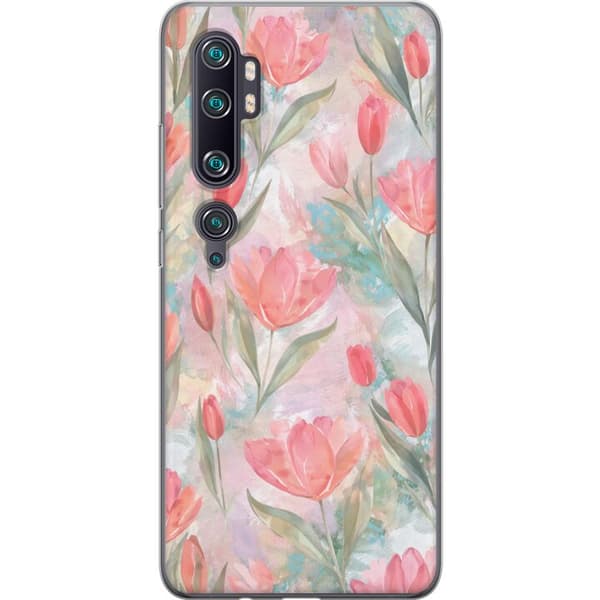 Kompatibelt Mobildeksel til Xiaomi Mi Note 10 Pro Tulips in Bloom