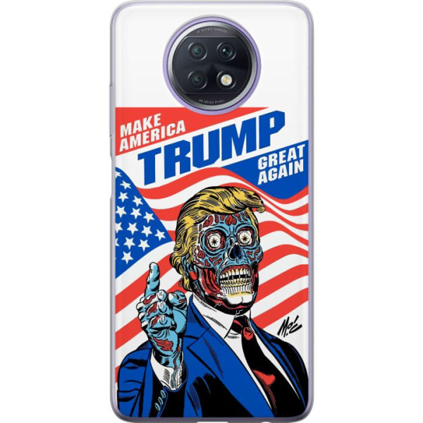 Xiaomi Redmi Note 9T Gennemsigtig cover  Trump