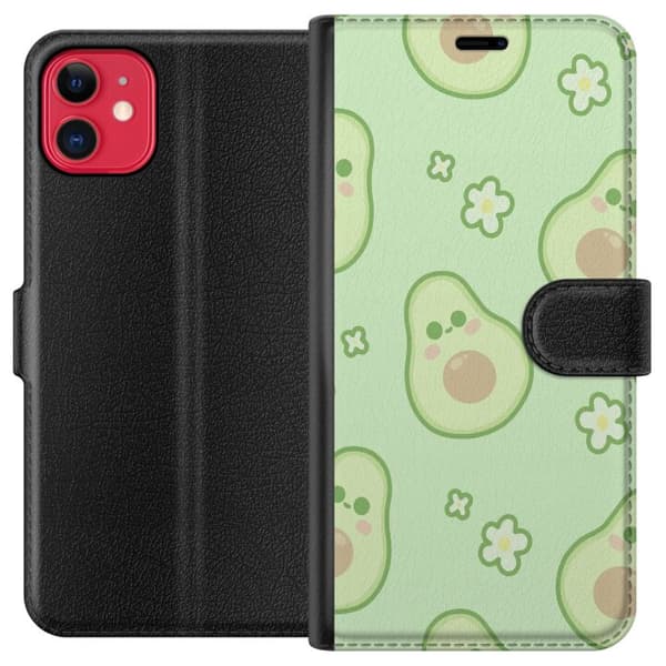 Kompatibel Tegnebogsetui til Apple iPhone 11 Avocado Sød