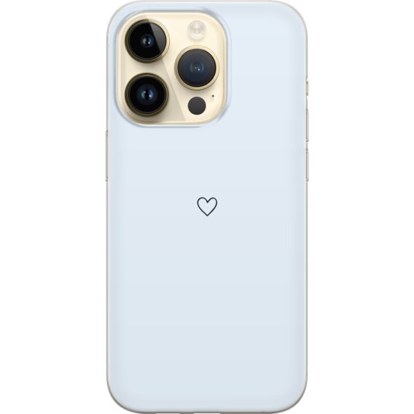 Apple iPhone 15 Pro Deksel / Mobildeksel - Hjertet Lys Blå fe48 | Fyndiq