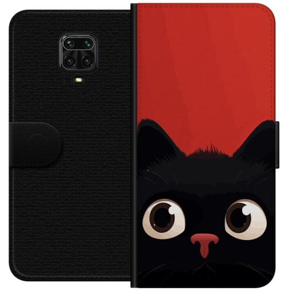 Xiaomi Redmi Note 9S Lommeboketui Leken Katt