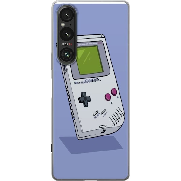 Sony Xperia 1 VI Genomskinligt Skal Game Boy Lila