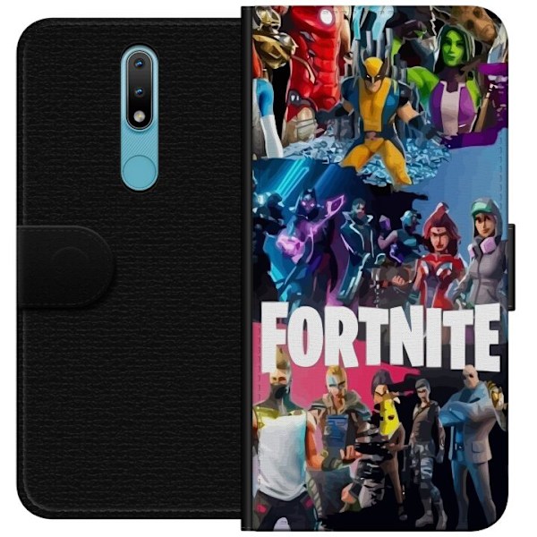 Nokia 2.4 Tegnebogsetui Fortnite