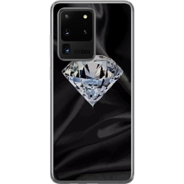 Samsung Galaxy S20 Ultra Gjennomsiktig deksel Silke Diamant