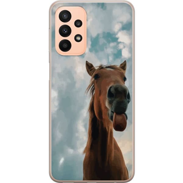 Kompatibelt Mobildeksel til Samsung Galaxy A23 Hest