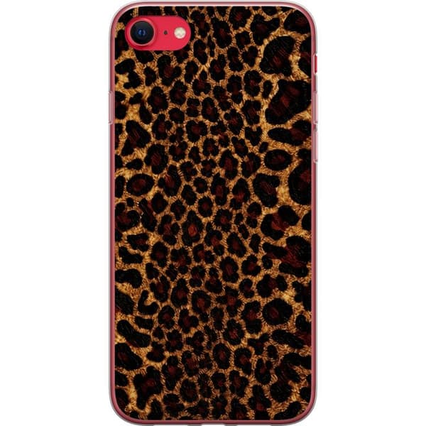 Kompatibel Mobilcover til Apple iPhone SE (2020) Vild leopard brun