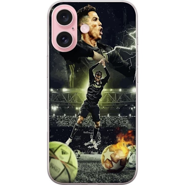 Apple iPhone 16 Genomskinligt Skal Ronaldo