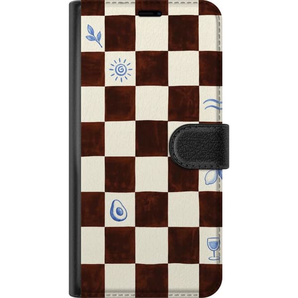 Kompatibel Tegnebogsetui til Apple iPhone 6s Brunt retroskak brun