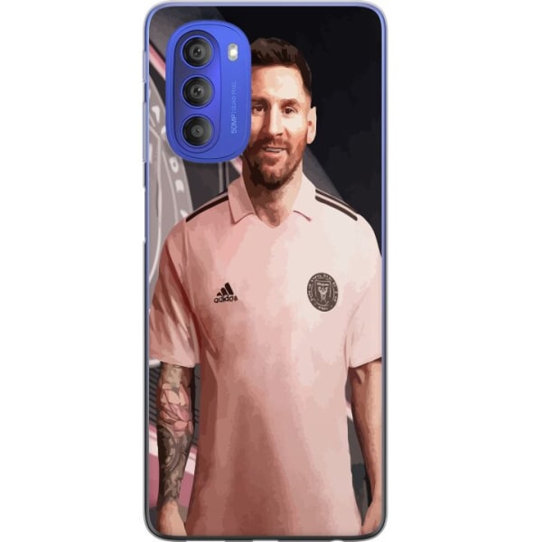 Motorola Moto G51 5G Genomskinligt Skal Lionel Messi