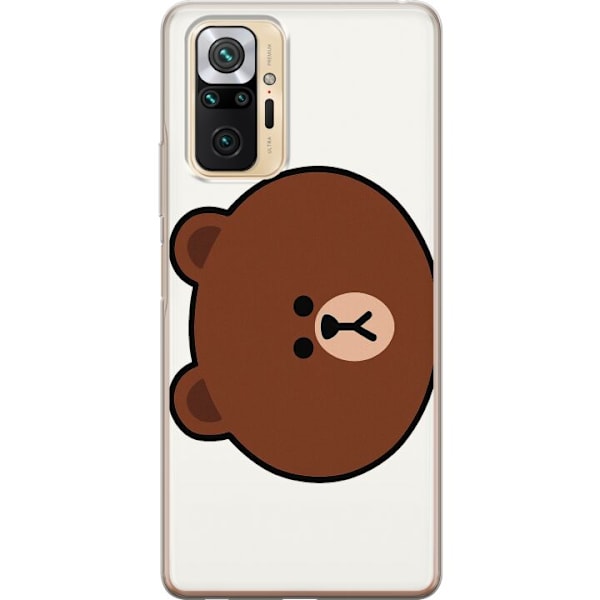 Xiaomi Redmi Note 10 Pro Läpinäkyvä kuori line friends brow