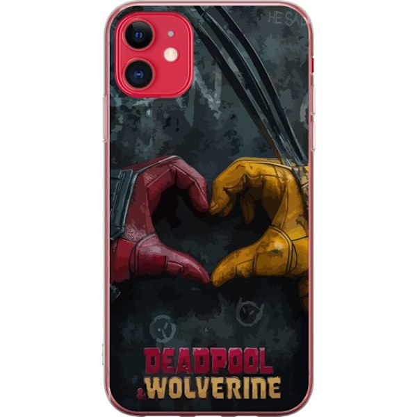 Apple iPhone 11 Gennemsigtig cover Wolverine Deadpool